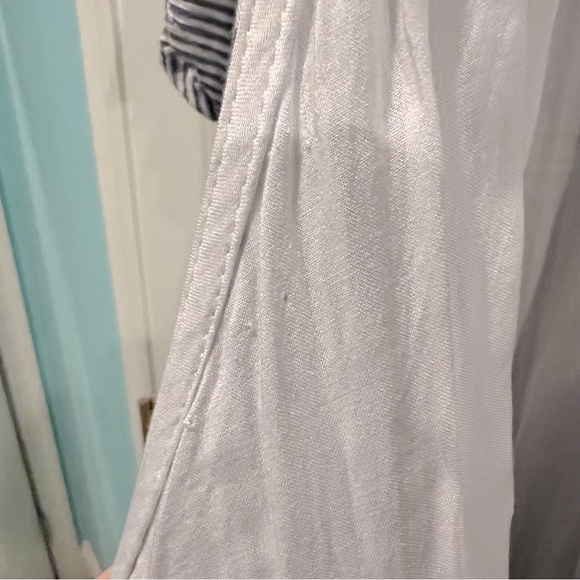 Abercrombie Blue Strip Wrap-Front Romper Size M - Picture 7 of 7